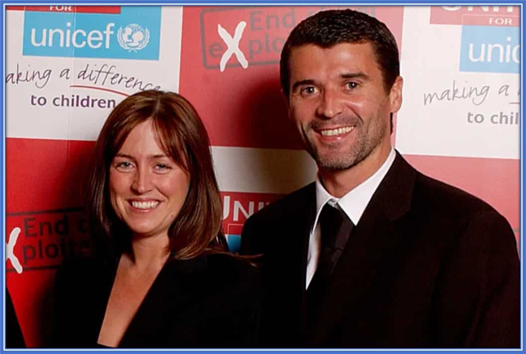They look cute together - Roy Keane and his wife, Theresa Doyle.