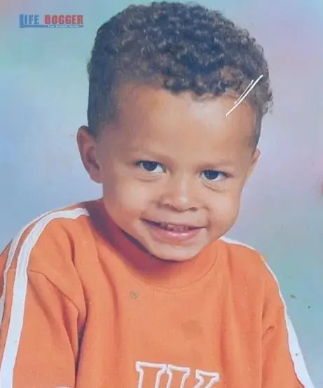 This is young Dele Alli in his childhood.