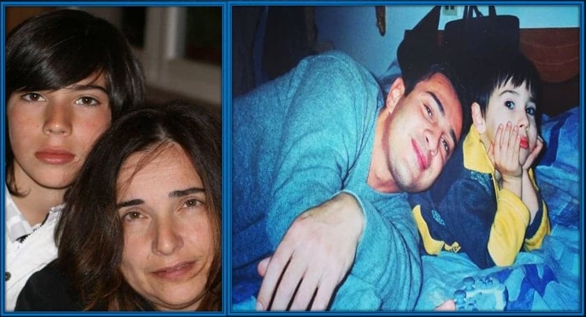 Meet Sandro Tonali's parents - his look-alike mother (Mariarosa Tonali) and handsome father (Giandomenico Tonali).
