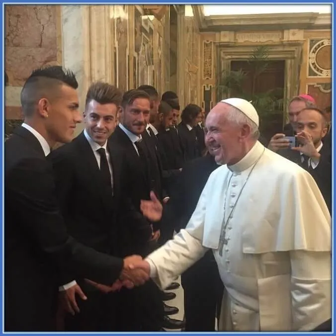What a wonderful experience it was for him to meet with the head of the Roma Catholic church.