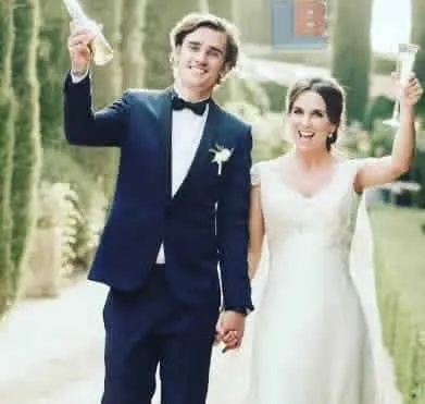 Antoine Griezmann Weds Erika.