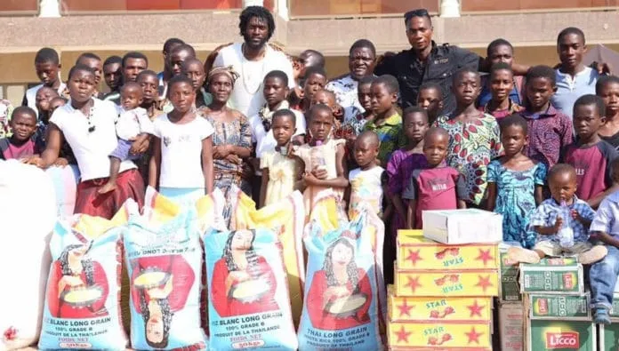 From pitch to philanthropy: Adebayor gives back to his roots in Africa, making a difference in the lives of those in need.