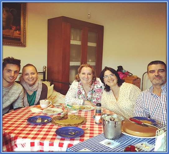 This is Pablo Sarabia's family during his teenage years. Indeed, there is no place like home for the Spaniard.