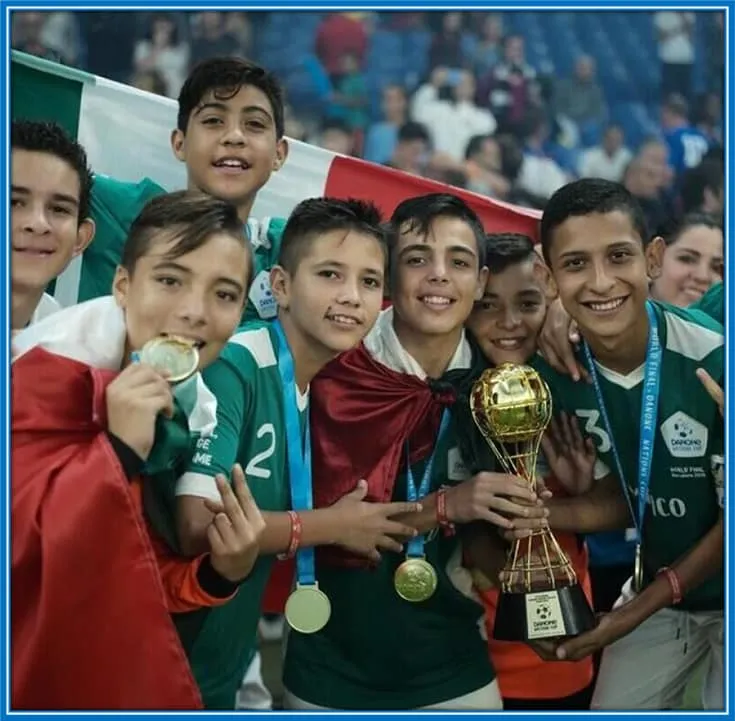 Danone World Cup competition has been organized every year since the year 2000 on the initiative of Groupe Danone. Rodrigo stood out despite his team not winning the competition.