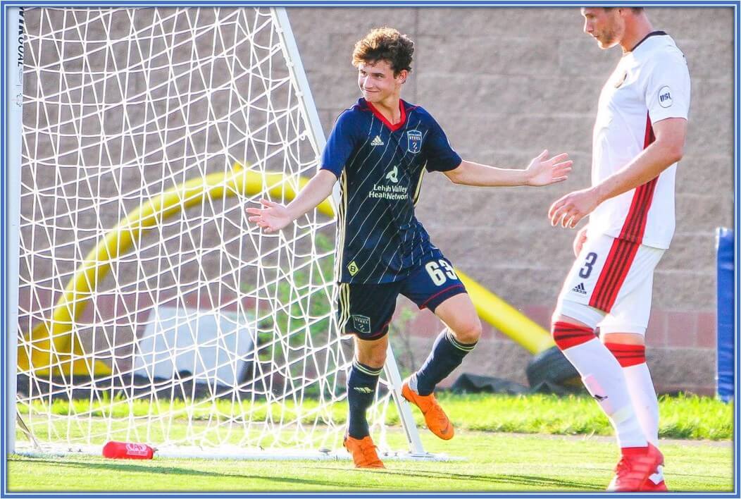 He had a successful start during his earliest days at Bethlehem Steel FC.
