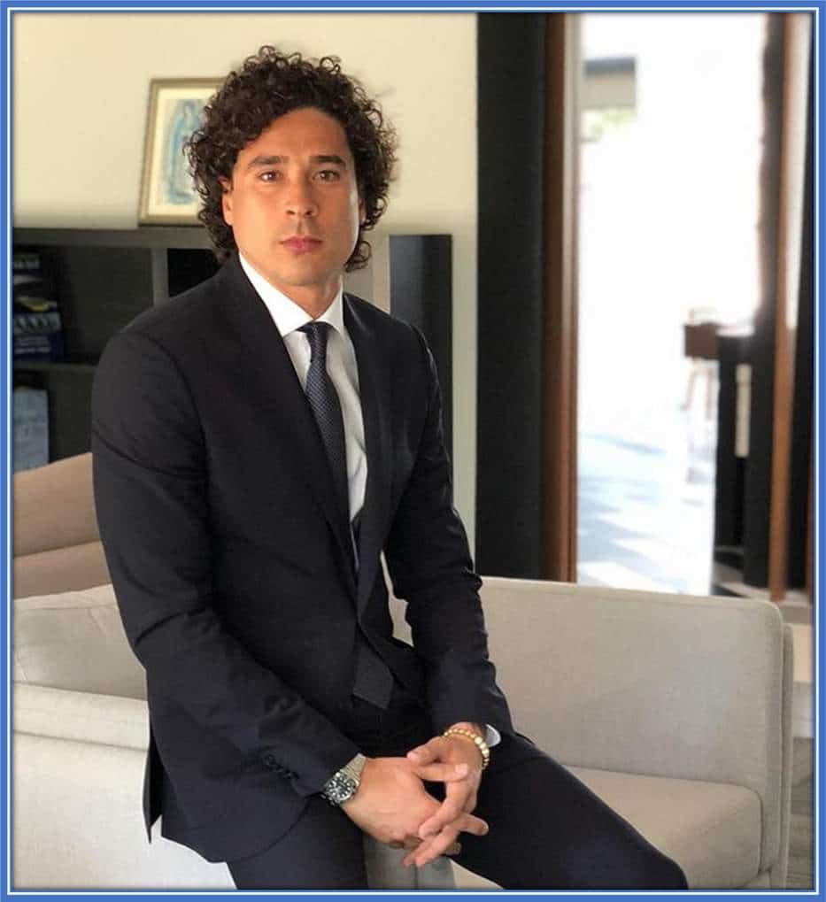 The Mexican National Anthem is beautiful, BUT Guillermo Ochoa is even more Handsome.