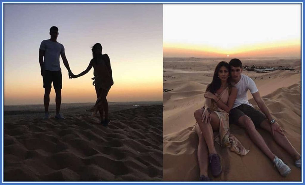 Livi and Helena are huge fans of Dubai's desert landscape.