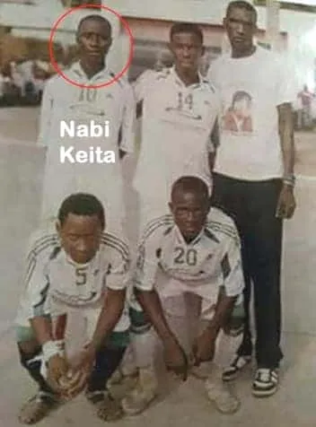 Young Naby Keita in his early career years.