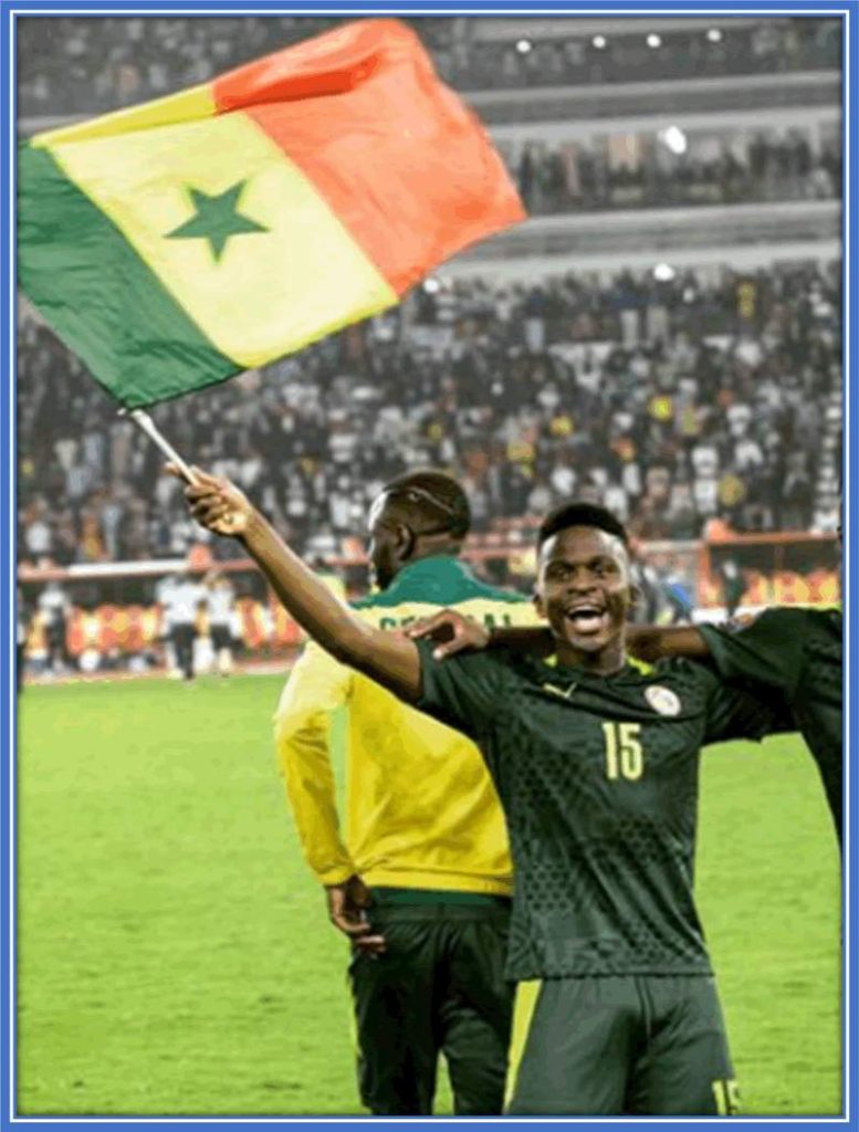 Bamba Dieng proudly identifies with the Republic of Senegal in West Africa.