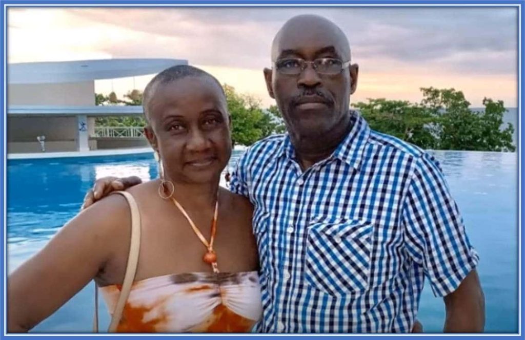 Meet Atiba Hutchinson's Parents - His Mum (Myrtle) and Dad (Dalton). Have you noticed?... Canada's Soccer Captain took after his Dad's height and looks.