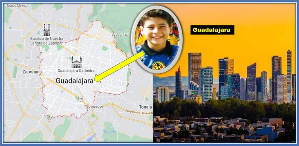 This map hopes to aid your understanding of Guillermo Ochoa's Family Origins.