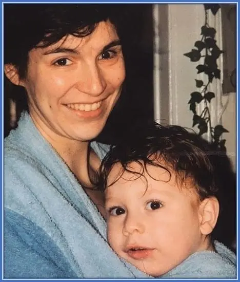 Have you seen this childhood photo of baby Hojbjerg with his mom?