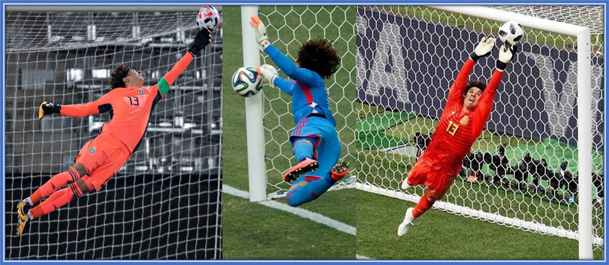 These kinds of incredible saves made by Ochoa gave football fans goosebumps.