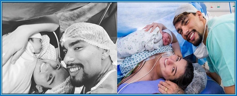 These emotional pictures display how proud the dads feel when his child comes into the world.
