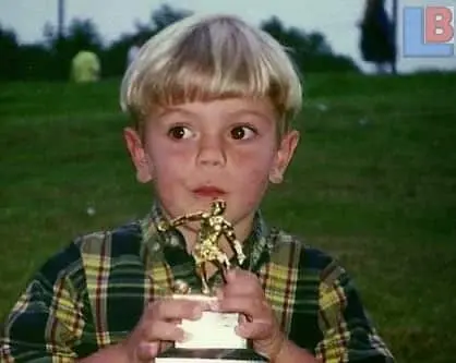 Jack Wilshere's first football award. The youngster had a bright early start to his football life.