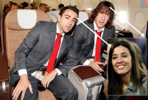Once upon a time, Xavi and Puyol were in love with the same girl.