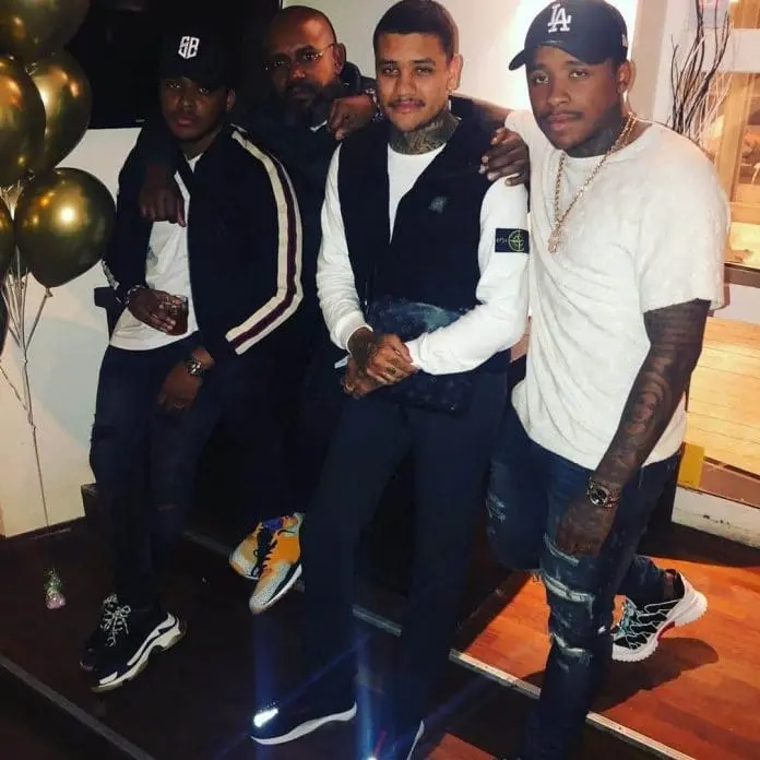 Steven Bergwijn Family Life- Pictured is him together with his father and brother.