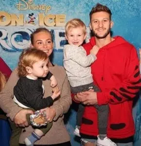 Meet Adam Lallana's family - his wife, Emy and children, Arthur Michael and Albie George.