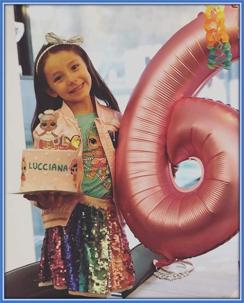 On this day, Lucciana Ochoa Mora celebrated her sixth birthday.