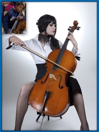 This is what Cello looks like. It is one of the greatest Musical instruments in the world.
