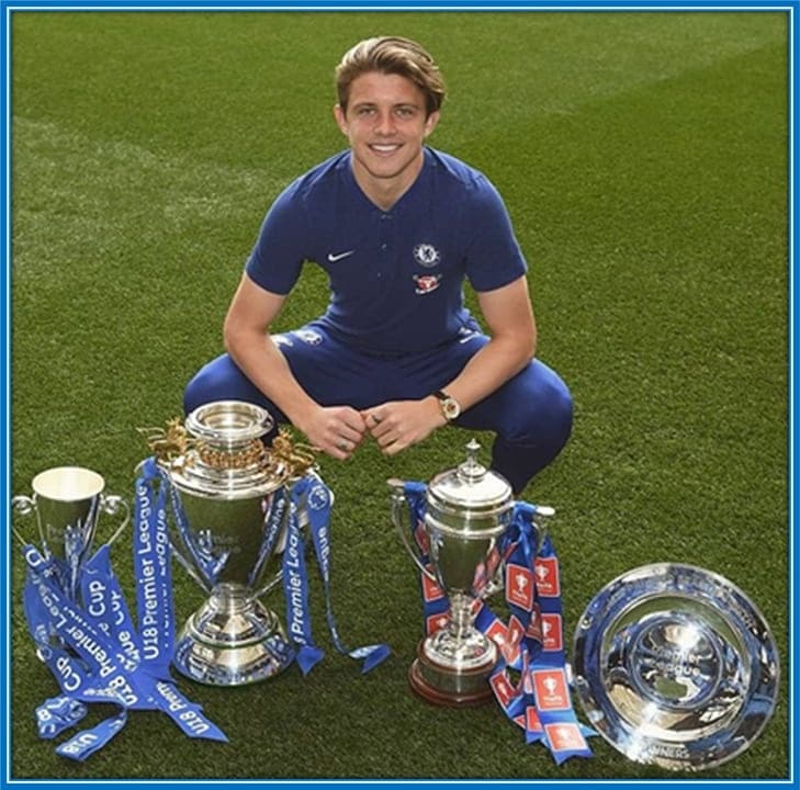 Conor Gallagher was part of one of the most successful U18 squads in Chelsea's history.