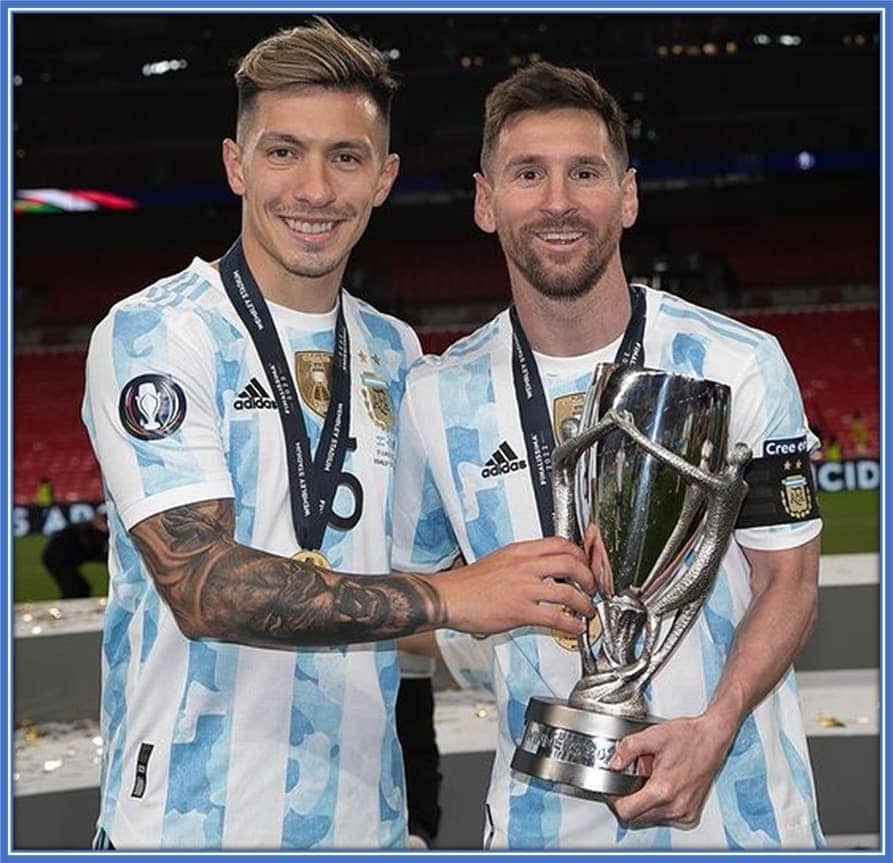 What an honour to win this ultimate trophy alongside Lionel Messi.
