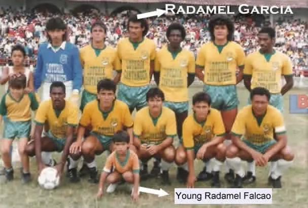 Radamel Enrique García always ensured his son accompanied him to the football field.
