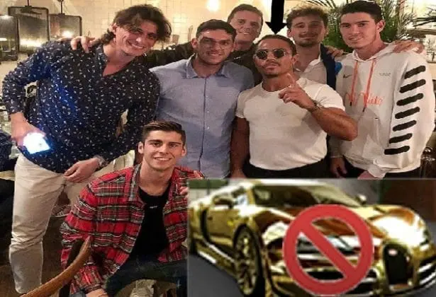 The centre-back is not into cars but prefers to spend his football monies on Salt Bae.