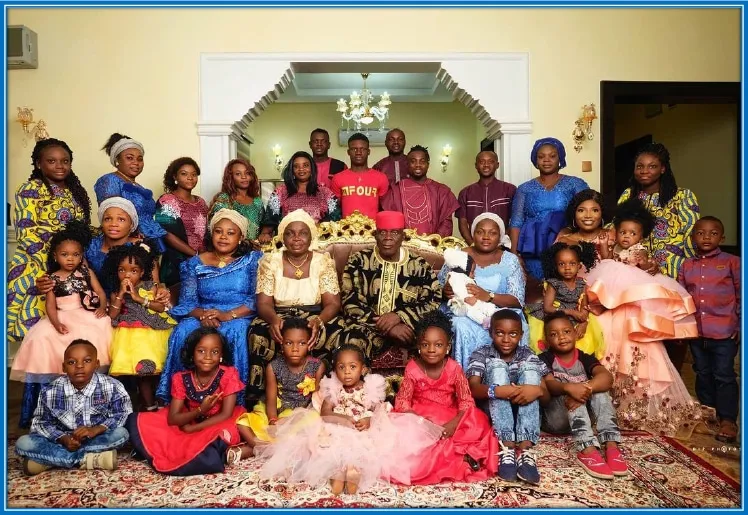 Moses Simon's family do a Full-House during festive periods. And having all their grandchildren around excites his parents.