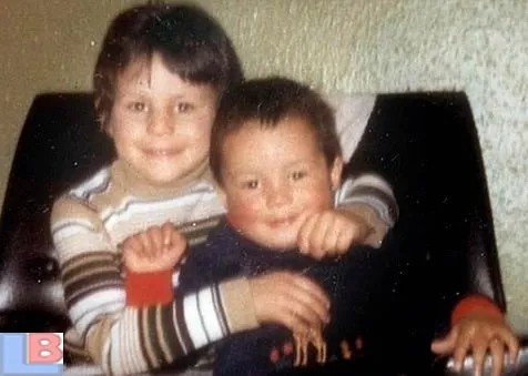Young Ryan Giggs as a kid. We picture him alongside his little brother, Rhodri Wilson Giggs.