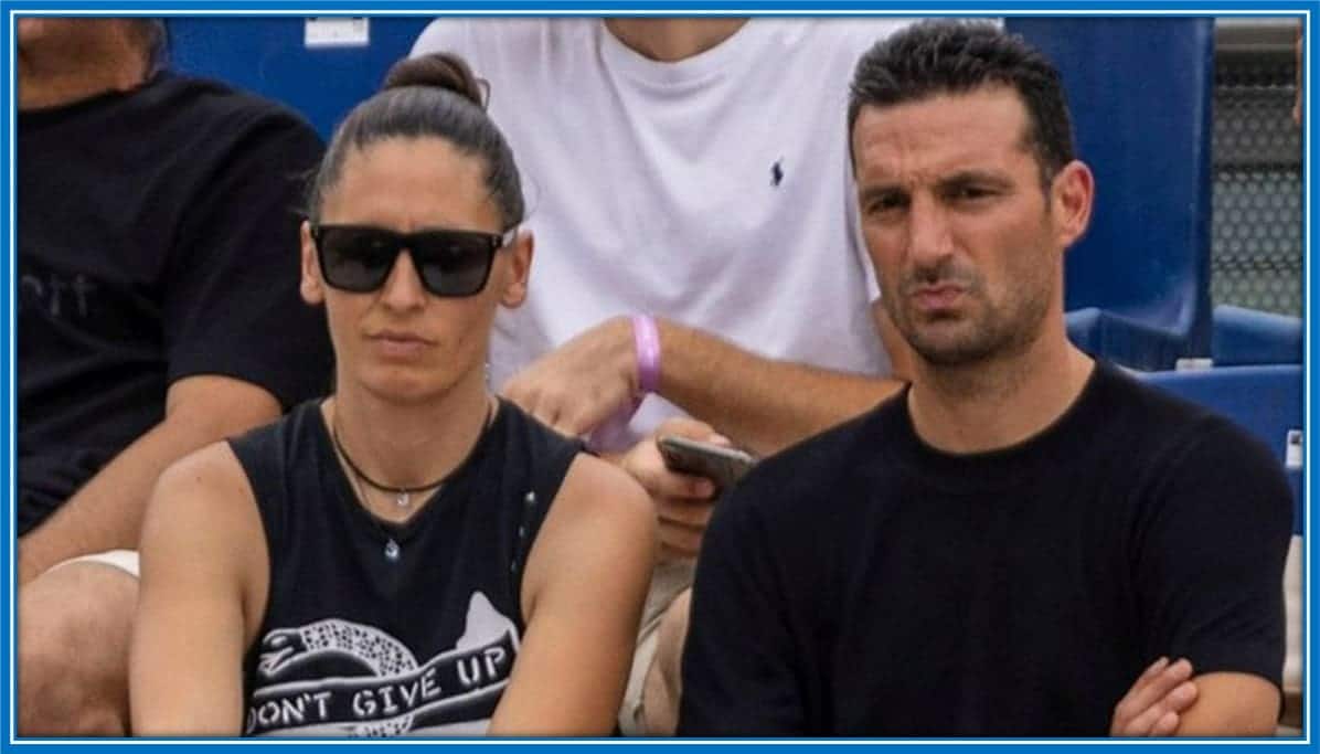 Elisa Montero and her husband were spotted at the Mallorca 2022 tennis tournament.