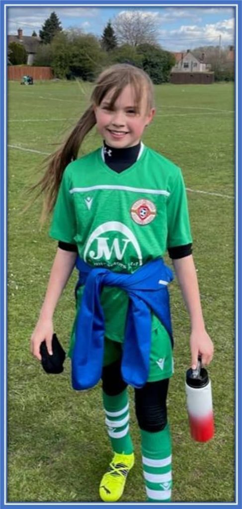 Neco Williams sister (Ocea) played for Cefn Albion U12s when this photo was taken.