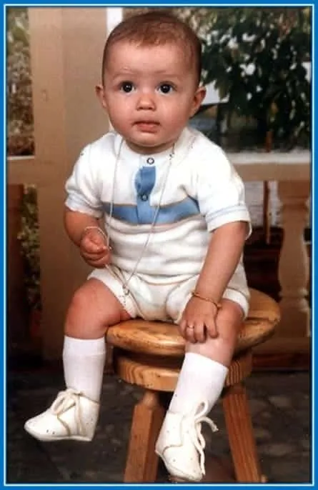 Behold, baby CR7 in his Early Days.
