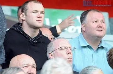 Wayne Rooney and Dad.