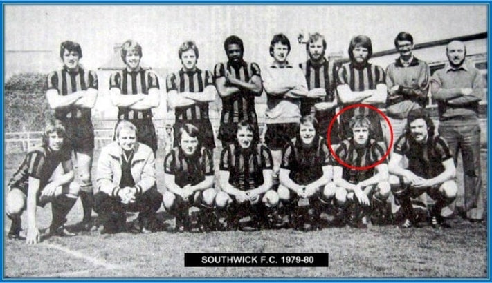 Behold Ralf Rangnick's Early Years as a Footballer at Southwick FC.