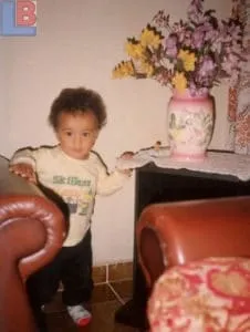 A one year old Lucas Moura looking so adorable as a kid.