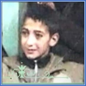 This is Said Benrahma in his childhood years.