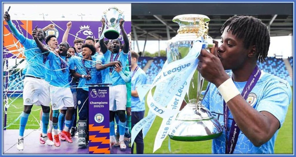 Premier League 2 Trophy - a testament to their hard work, determination, and the power of unity. Behold the success of a Man City youth team that became family.