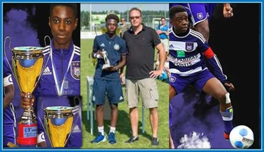 It is written all over his face, that Unyielding spirit and a love for the beautiful game. This is young Rom&eacute;o with his numerous honors.