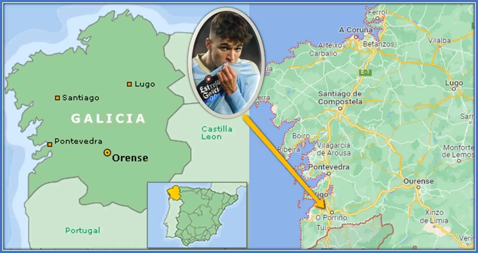 This map aids your understanding of Gabri Veiga's origin.