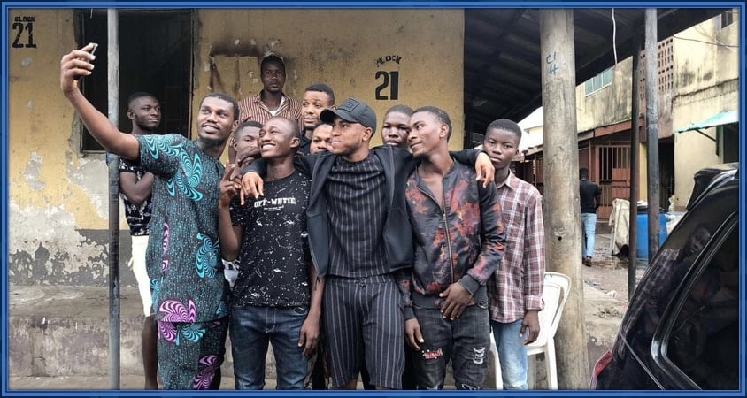 It is glad to see Ademola Lookman bonding with his relatives in Nigeria.