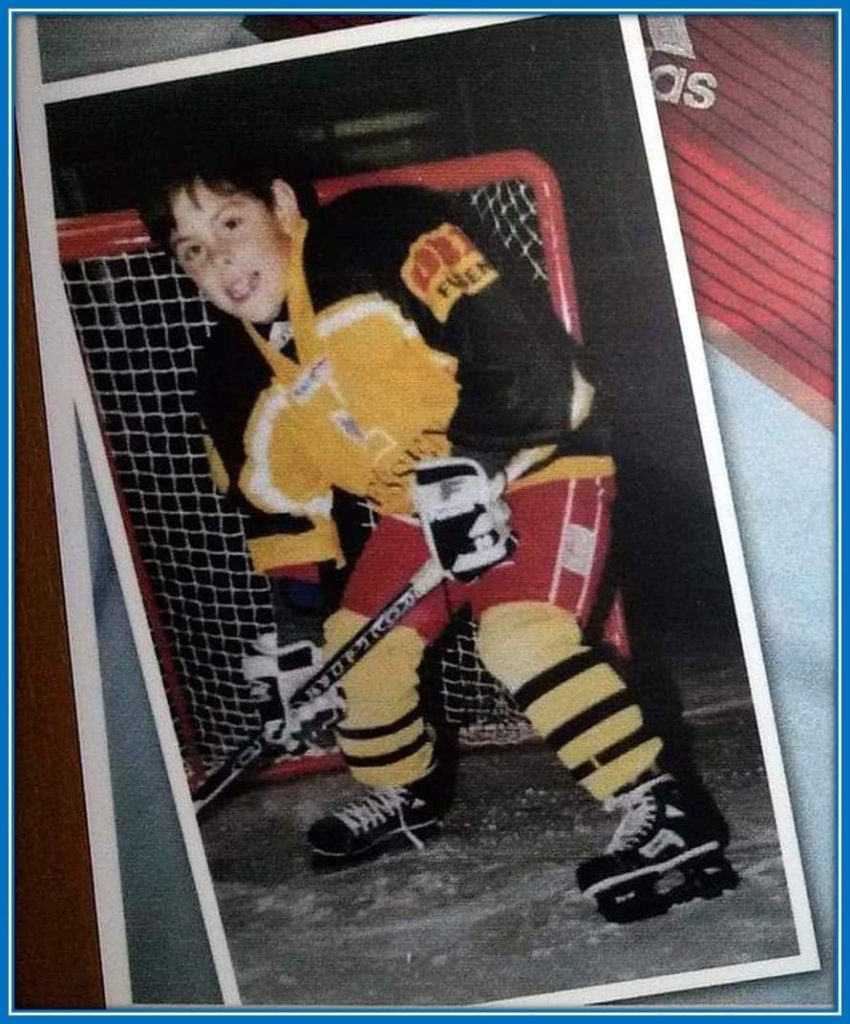 As a child, Kevin Volland followed his Dad footsteps by playing Ice hockey.