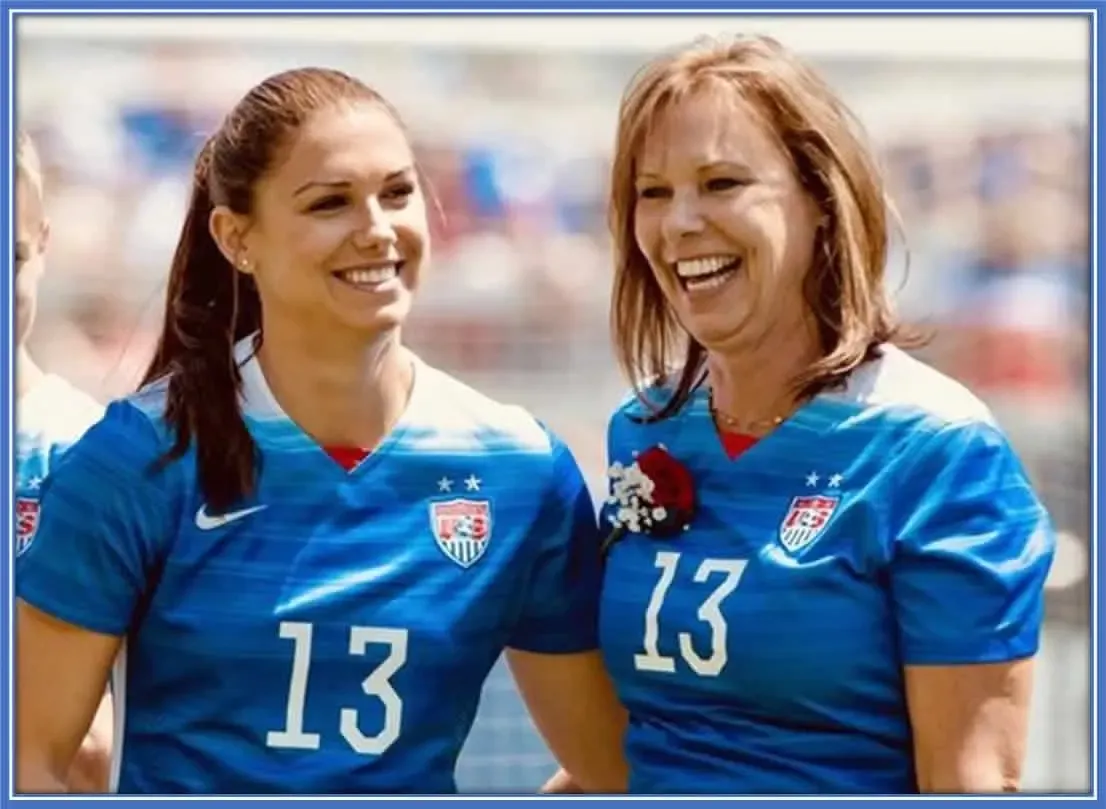 Meet Alex Morgan's mum.