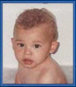 Young Kalvin as a baby.