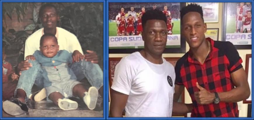 Yerry Mina has enjoyed a good relationship with his Dad since childhood.