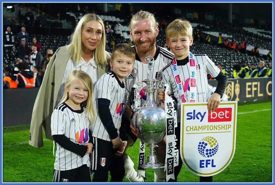 Tim Ream calls his wife and children "his team behind the scenes." They are among those who support and love him unconditionally.