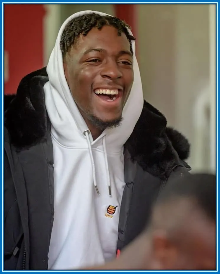 Relentless on the field, radiant off it - Disasi's vibrant energy uplifts everyone around him.