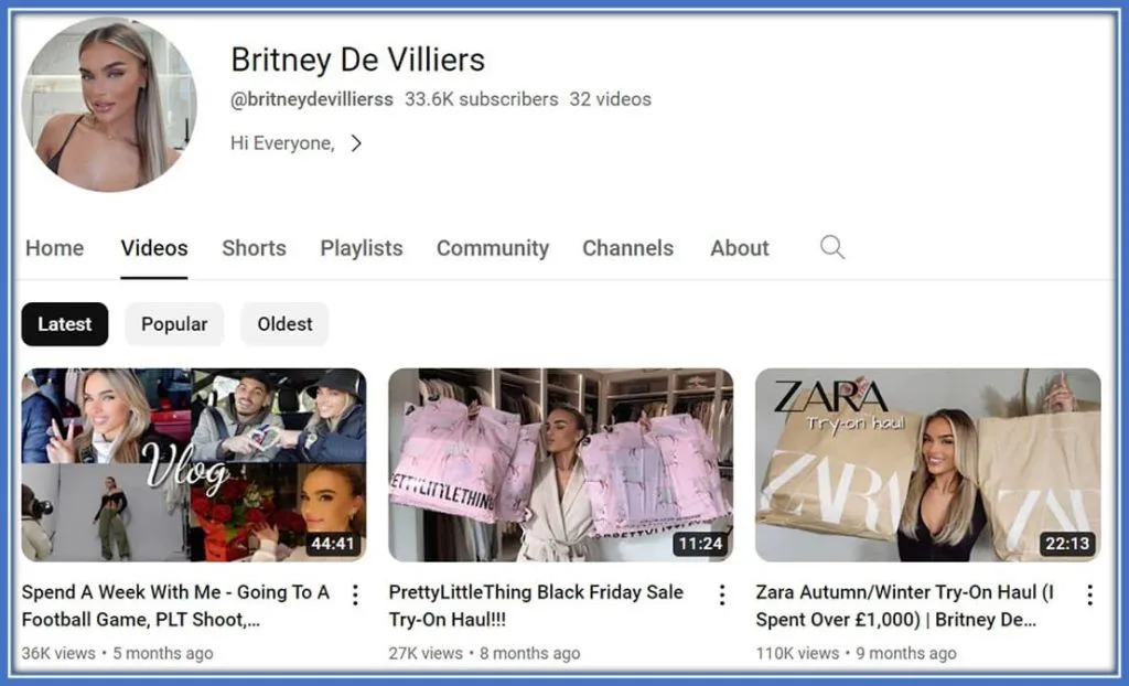 Passion truly knows no bounds - Since launching her YouTube channel on June 30th, 2013, she's captivated 33.6k subscribers with 32 uploads, garnering a whopping 1,915,941 views by 2023.