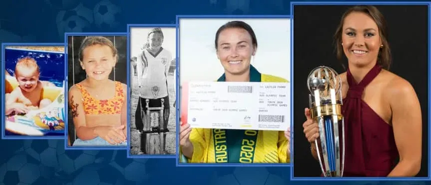 Caitlin Foord Biography - Her Inspiring Path from Childhood Dreams to Soccer Fame. Image credit: instagram/sfoord17 and caitlinfoord.