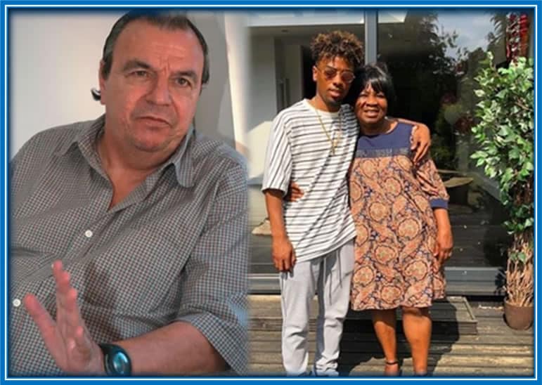Meet Angel Gomes' Parents- Mr Gil Gomes and his Mother in his arms. Image Credit: GH Gossip/Veja SP